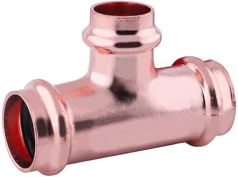 تي، نحاس، مناسب للضغط 11/4 بوصة، 11/4 بوصة، 1/2 بوصة، Mfr: 816YX8-A in Kuwait