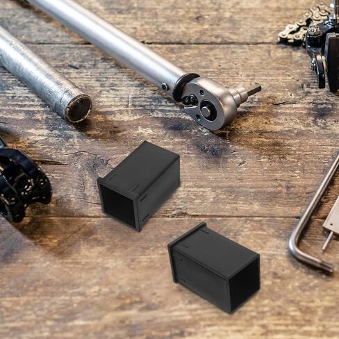 TEHAUX 6Pcs Square Tube Connector Adapter Reducer Sleeves for 1.57X2.36In Square Tubing Connection Durable Hollow Tube Insert Fittings for Construction Industrial Use in Saudi Arabia