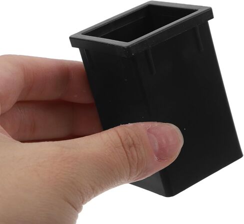 TEHAUX 6Pcs Square Tube Connector Adapter Reducer Sleeves for 1.57X2.36In Square Tubing Connection Durable Hollow Tube Insert Fittings for Construction Industrial Use in Saudi Arabia