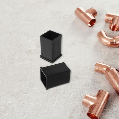 TEHAUX 6Pcs Square Tube Connector Adapter Reducer Sleeves for 1.57X2.36In Square Tubing Connection Durable Hollow Tube Insert Fittings for Construction Industrial Use in Saudi Arabia