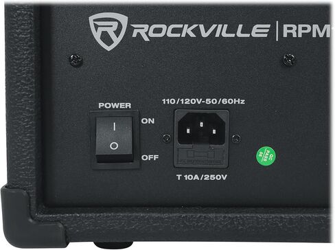خلاط Rockville RPM109 V2 مزود بـ 12 قناة، ذروة 4800 وات/600 وات RMS x2 @4Ω، تشغيل وتسجيل بلوتوث/USB/SD، 24 مؤثرًا رقميًا، 3 نطاقات EQ لكل قناة، 7 نطاقات ستيريو EQ، للصوت المباشر والاستوديو in Saudi Arabia