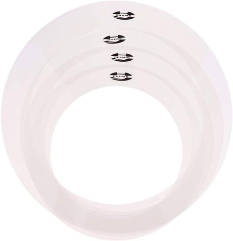 4 Pcs Drum Dampening Control Rings Kit 12 13 14 16 Inch Muffler Pads for Snare Drum Overtones Removal Sound Control Quiet Practice Percussion Accessories in Saudi Arabia