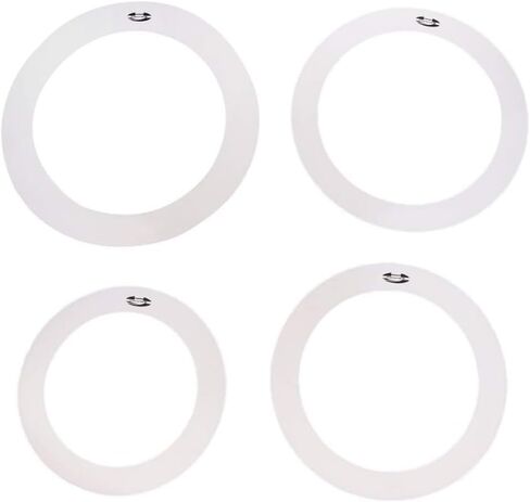 4 Pcs Drum Dampening Control Rings Kit 12 13 14 16 Inch Muffler Pads for Snare Drum Overtones Removal Sound Control Quiet Practice Percussion Accessories in Saudi Arabia