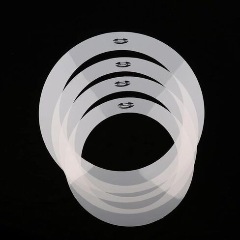 4 Pcs Drum Dampening Control Rings Kit 12 13 14 16 Inch Muffler Pads for Snare Drum Overtones Removal Sound Control Quiet Practice Percussion Accessories in Saudi Arabia