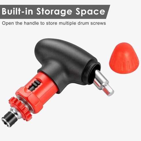 مقبض المظلة، مفتاح طبل السقاطة، مفتاح ضبط الطبل المدمج والقابل للفصل مع تصميم تخزين، دوران سريع وسهل الإمساك لمجموعة الطبل، طبلة الجهير، ملحقات أدوات الطبل المحمولة in Kuwait