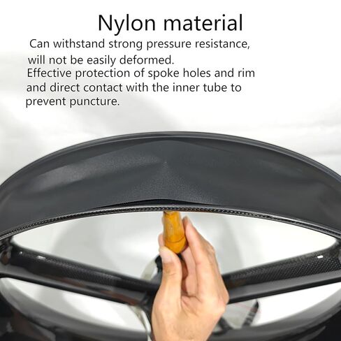 2Pcs - 26" Inch - Rim Strip - 80mm Width - Rim Tape - 0.6mm Thickness - Fat Tire Liner - Nylon Inner - Tube Cushion Protector - Anti Puncture for Bikes - Green in Saudi Arabia