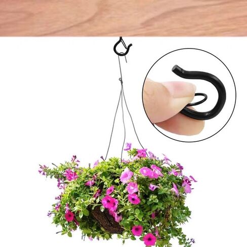 25PCS Sheep Eye Hook with Safety Buckle Q-Type Screw for Hanging Outdoor String Lights Ceiling Storage Pegboard Accessories in Kuwait