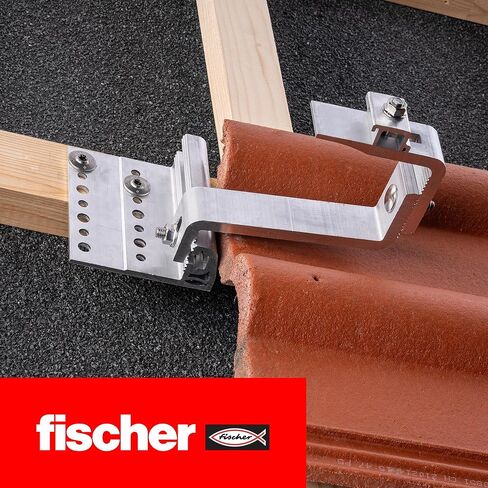 fischer Roof Hooks RH 52-67 HB AL Aluminium Pack of 10 in Saudi Arabia