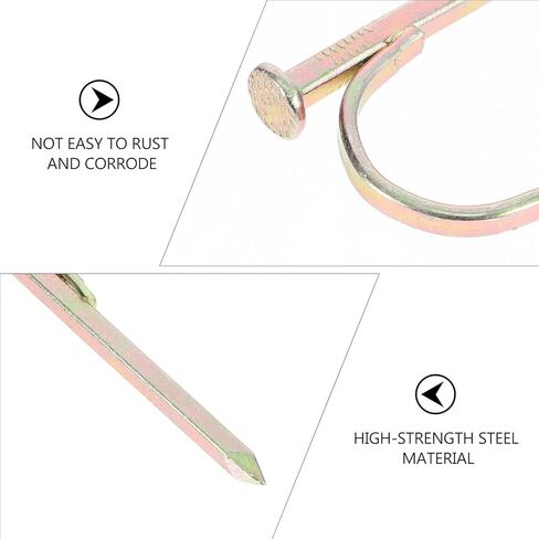 Didiseaon 20pcs 0.52in Water Pipe Fixing Hooks Thickened Ground Stakes Clamp for Garden Hose Tubing Fasteners, Sturdy Nail-in Water Hanger Clips for Outdoor Irrigation Systems in Saudi Arabia
