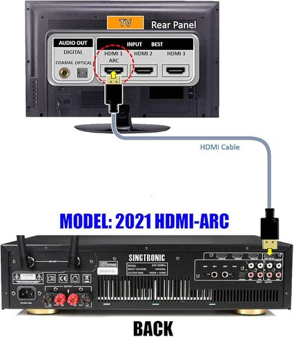 SINGTRONIC حزمة نظام الكاريوكي الاحترافية الكاملة بقدرة 4000 واط وأغاني YouTube المجانية غير المحدودة in Kuwait