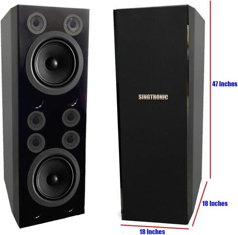 SINGTRONIC حزمة نظام الكاريوكي الاحترافية الكاملة بقدرة 4000 واط وأغاني YouTube المجانية غير المحدودة in Kuwait