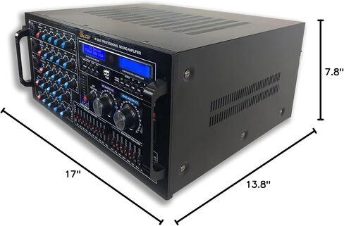 IDOLmain IP-5900 Professional 6000W Karaoke Mixing Amplifier/w Echo & Delay Control, Optical/HDMI Inputs New in Saudi Arabia