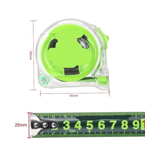 Tape Measures Self Locking Fluorescent Steel Tape Measure High-Precision Thickened Meter Gauge Distance Tool in Saudi Arabia