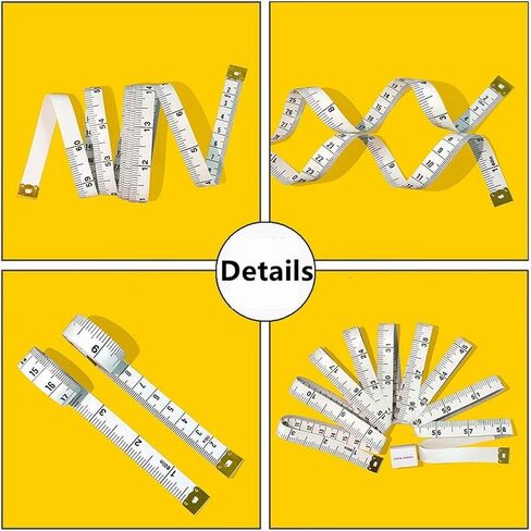 Tape Measures Body Waist Measuring Ruler Sewing Tailor Tape Measure Centimeter Meter DIY in Saudi Arabia