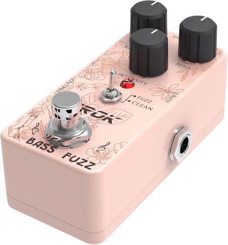 EROK Bass Fuzz Pedal,with Dynamic Band-Pass Filter, Dual Modes (Fuzz/Clean), RANGE/RESO/INTENSITY Knobs,Type Bypass in Kuwait
