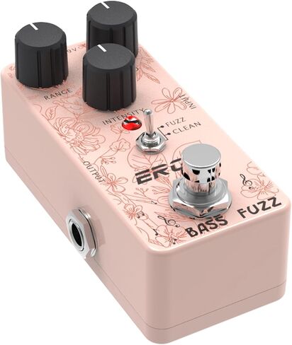 EROK Bass Fuzz Pedal,with Dynamic Band-Pass Filter, Dual Modes (Fuzz/Clean), RANGE/RESO/INTENSITY Knobs,Type Bypass in Kuwait