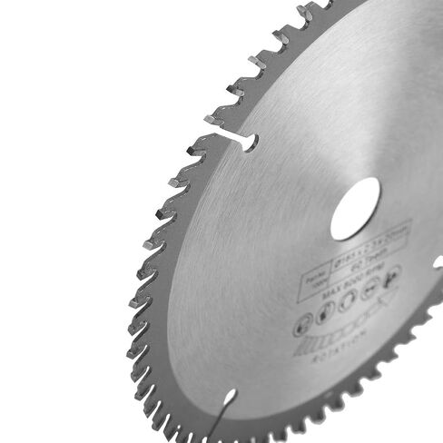 165mm Circular Saw 60 Teeth Professional Tungsten Carbide Wood Cutting Silver High Speed Steel Construction for Wood Metal Plastic Cutting Durable Precise Labor Saving in Saudi Arabia