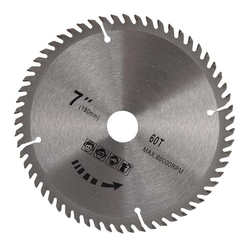منشار دائري Fafeicy 7x60T، تصميم أسنان بديلة للقطع السلس السريع، مع فتحات تبريد إسكات، مادة كربيد عالية القوة للأعمال الخشبية وإنتاج الحرف اليدوية in Kuwait