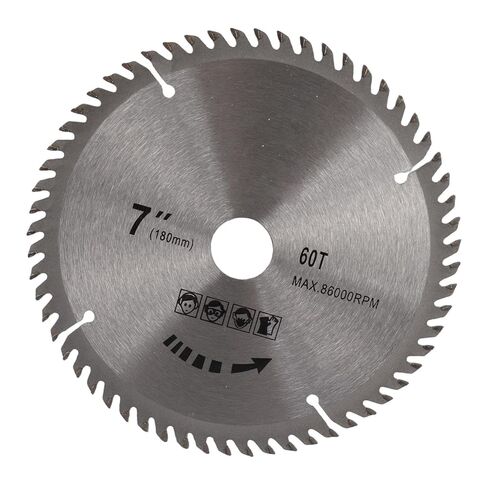 منشار دائري Fafeicy 7x60T، تصميم أسنان بديلة للقطع السلس السريع، مع فتحات تبريد إسكات، مادة كربيد عالية القوة للأعمال الخشبية وإنتاج الحرف اليدوية in Kuwait