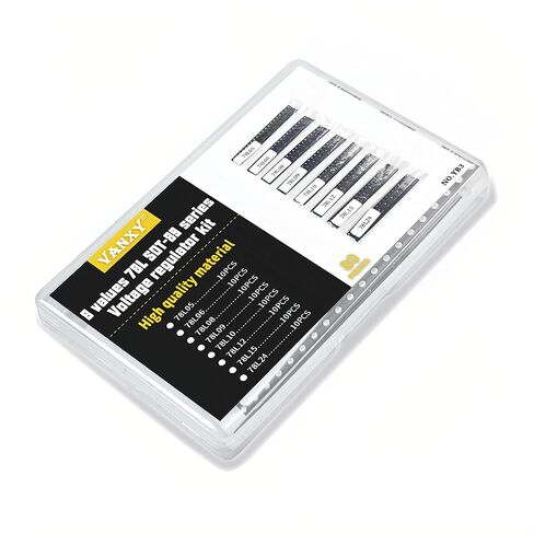 80PCS 8Values 78L05 78L06 78L08 78L09 78L10 78L12 78L15 78L24 SMD Voltage Regulator Transistors Kits in Kuwait
