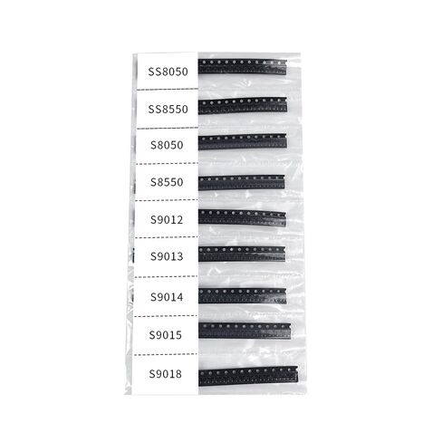 9Values 180Pcs SOT-23 SMD Transistor Kit SS8050 SS8550 S8050 S8550 S9012 S9013 S9014 S9015 S9018 Surface Mount Transistor in Kuwait