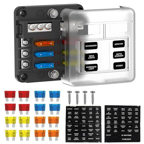 حامل فيوز ANL 300A مقاس 0-4 فيوز AWG مع كتلة فيوز M8 مع مؤشر LED لصوت السيارة والقارب والمركبات الترفيهية والشاحنات والبحرية in Saudi Arabia