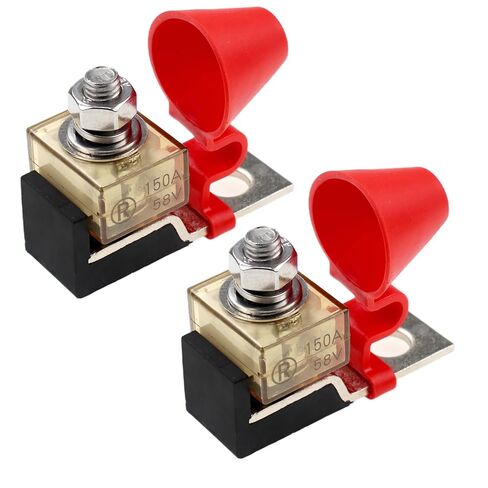 MRBF محطة الصمامات كتلة 150A البحرية تصنيف البطارية الصمامات، 5/16 "مسمار، 58V DC ماكس IP66 حامل الصمامات للماء 150A للقارب RV (حزمة من 2) in Kuwait