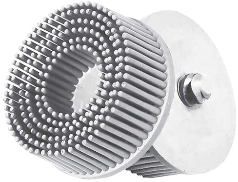 E-Z Loc Polishing Brush Set – 2 Inch TC Design for Rotary Tool, Precision Cleaning and Finishing Accessory, Standard 220 Grit, Red Aluminum Oxide (A/O) – Box of 10 in Saudi Arabia