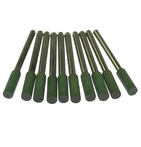 10pcs Rubber Mounted Point Grinding Head for Mould Polishing Rotary Power Tools(Taper 12mm) in Saudi Arabia