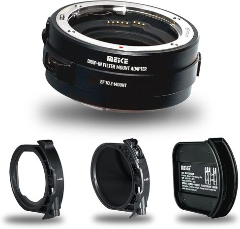 Meike Metal Lens Adapter EF-EOSR Auto-Focus Mount Converter for Canon EF/EF-S Lens to EOS-R EOS-RP R5 R6 R7 R10 C70 and RED Komodo Cameras in Saudi Arabia