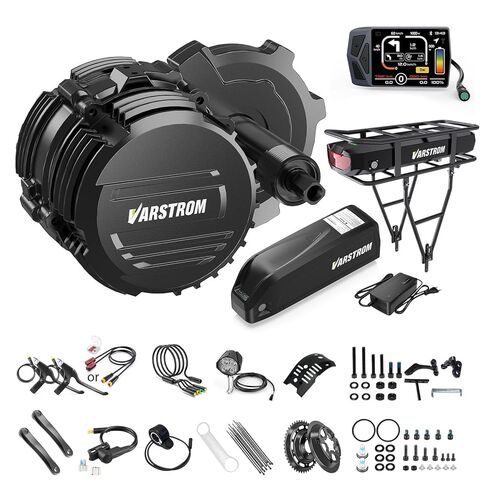 طقم محرك متوسط ​​للدراجة الإلكترونية - Tong-Sheng TSD-Z*-2B TSDZ16 48V 500W 750W 1000W محرك متوسط ​​مع شاشة LCD، طقم تحويل الدراجة الكهربائية المستشعر عزم الدوران in Saudi Arabia