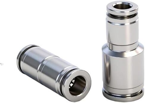 1 قطعة 304 الفولاذ المقاوم للصدأ موصل سريع هوائي Pu/PG قطر متغير موصل مستقيم (Pg12-10 (الفولاذ المقاوم للصدأ)) in Kuwait