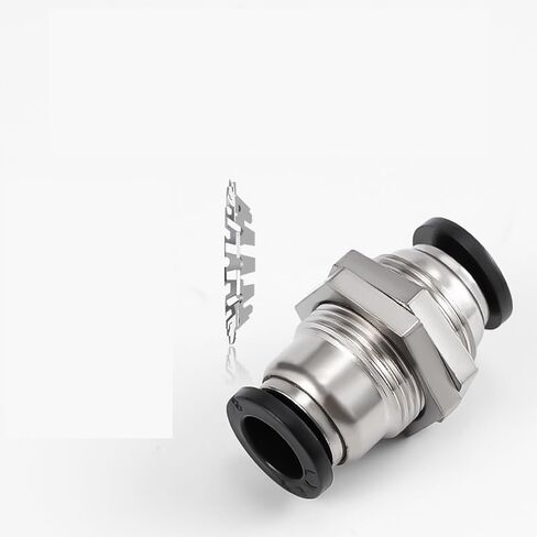 2Pcs PM-8 Tracheal Quick Connector, Quick Tracheal Partition, Direct Pneumatic Connector, Quick Insertion Tracheal Threading Plate(WhitePM12) in Saudi Arabia