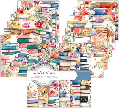 ورقة سجل القصاصات 6 × 6 "أوراق Decoupage ذات النمط الخمر من جانب واحد للحرف اليدوية ، وورق مجلة منقوشة ، يجلس اليومية ، مصنع ، مصنع ، مصنع ، مصنع ، مصنع ، مصنع ، مصنع ، مصمم ، مصنع ، مصنع ، مصنع ، in Kuwait