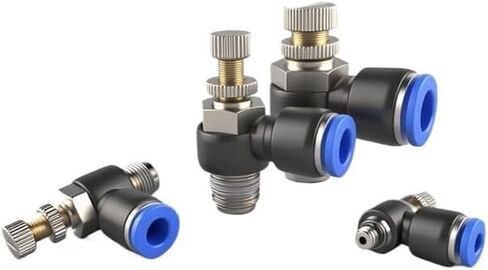 3 قطعة موصل صمام الخانق الهوائي الأزرق Sl Sa6/8/10 أسطوانة خط أنابيب أحادية الاتجاه Sl4-M5/6-01/8-02/03(Sa10(أزرق)) in Kuwait