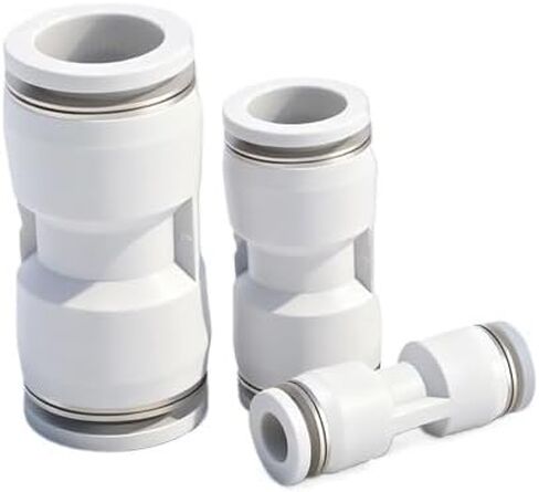 3 قطعة القصبة الهوائية البيضاء مباشرة من خلال التوصيل السريع PU4/6/8/12/14/16 مللي متر/PG موصل الخرطوم مكون سريع (PG8-6 (أبيض)) in Kuwait