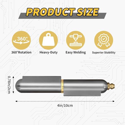 10pcs 4in Weld On Hinges Weldable Hinges Bullet Hinges Weld On BBQ Smoker Bullet Weld On Weld-On-Hinges BBQ Smoker Bullet Weld On Bullet Hinge Heavy Duty for Swing Door Trailer Ramp in Kuwait