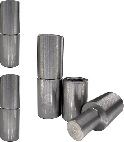 4 PCS - 3" Weldable Barrel Hinges – 3 Inch x ¾ Inch – Heavy Duty Steel – Weld On Bullet Door Hinges – Detachable Hinges – ½" Pin Bearing - Metal Swing Doors, Gates, Windows, Door Hinge in Saudi Arabia