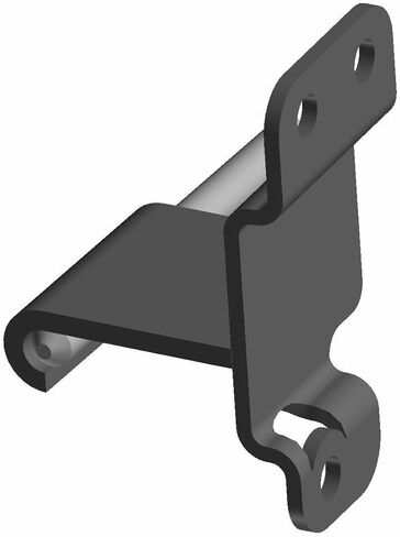 Polaris Ranger Hinge Weld، سفلي، يمين، أسود غير لامع، قطعة OEM الأصلية 1018773-458، الكمية 1 in Saudi Arabia