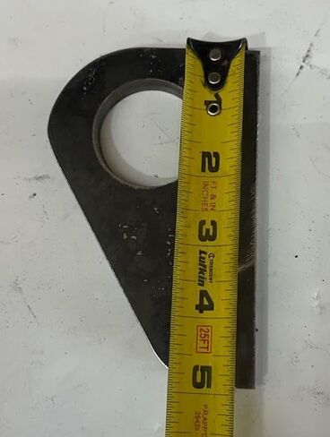 Heavy Duty Trailer Ramp Hinges/Holder, 3/8 Inch Steel Plate, 1-1/2 Inch Clearance Hole, Weld in Saudi Arabia