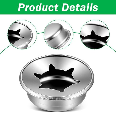 10 Pcs 1/2" Push On Pushnut Caps Silver Axle Cap Nut, Truck Nuts, Permanent Washer Caps for Hand Trucks, Rolling Bins, Lawn Push Wagons, Spring Steel Axle Cap Nuts in Saudi Arabia