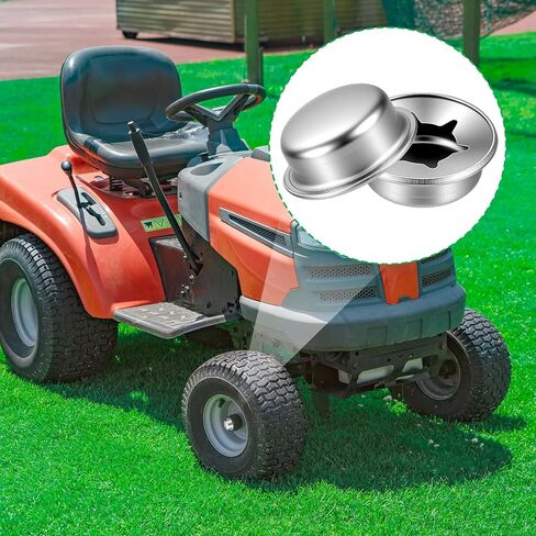 10 Pcs 1/2" Push On Pushnut Caps Silver Axle Cap Nut, Truck Nuts, Permanent Washer Caps for Hand Trucks, Rolling Bins, Lawn Push Wagons, Spring Steel Axle Cap Nuts in Saudi Arabia