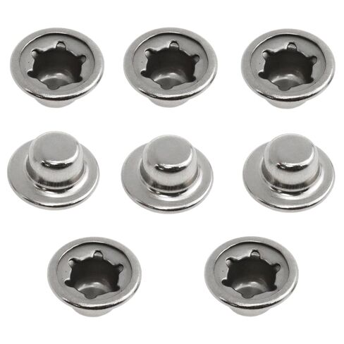 yukata Silver 5/16inch Spring Steel Axle Cap nut Push on pushnut caps Push Nuts Washer Caps for Handtrucks Lawn Vehicles and Rolling Boxes 8PCS (5/16inch) in Saudi Arabia