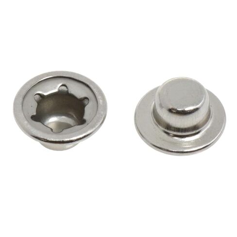 yukata Silver 5/16inch Spring Steel Axle Cap nut Push on pushnut caps Push Nuts Washer Caps for Handtrucks Lawn Vehicles and Rolling Boxes 8PCS (5/16inch) in Saudi Arabia