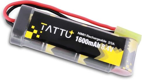 TATTU 8.4V 1600mAh NiMH Flat Battery Pack with Mini TMY Female Connector Assembled with 16G Wire in Saudi Arabia