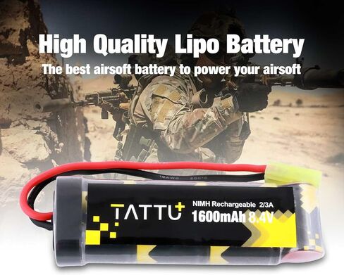 TATTU 8.4V 1600mAh NiMH Flat Battery Pack with Mini TMY Female Connector Assembled with 16G Wire in Saudi Arabia