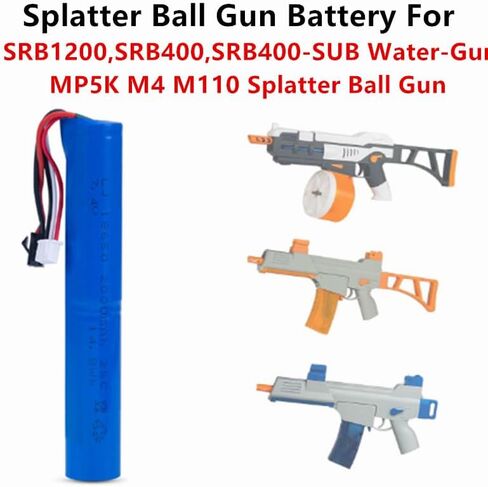 Airsoft Battery 7.4V 2000mAh SM2P Plug for SRB1200 SRB400 SRB400-SUB MP5K M4 M110 Airsoft Gun with 7.4V Battery Charger Set in Saudi Arabia