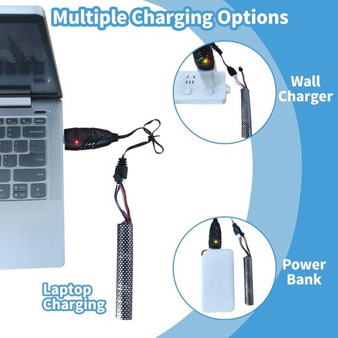 Airsoft Batteries 11.1V Gel Blaster Battery 11.1 Volt 2000mAh with Charger and SM-2P Plug to Mini Tamiya Connector Cable for Water Bead Splatter Ball（1 Pack in Kuwait