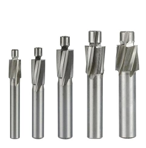 مجموعة المطاحن النهائية | أدوات التجويف الغاطس M3-M12 | لقم التوجيه ذات الفتحات لقواطع الطحن | مجموعة مكونة من 5/7 قطع (مجموعة مكونة من 7 قطع) in Kuwait