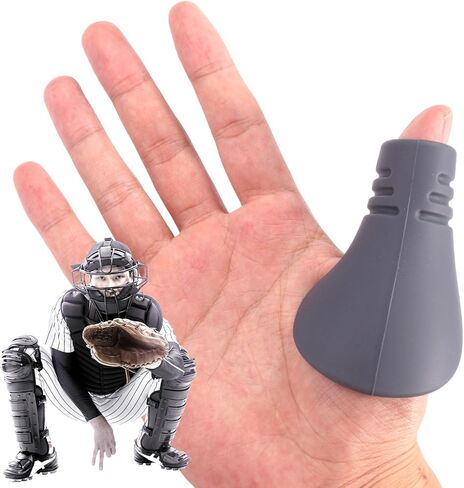 Catcher’s Thumb Guard for Baseball & Softball, Silicone Youth Protective Shield Glove Padding Accessory Catching Training Aid for Pain Reduction & Hand Injury Prevention (Medium) in Kuwait